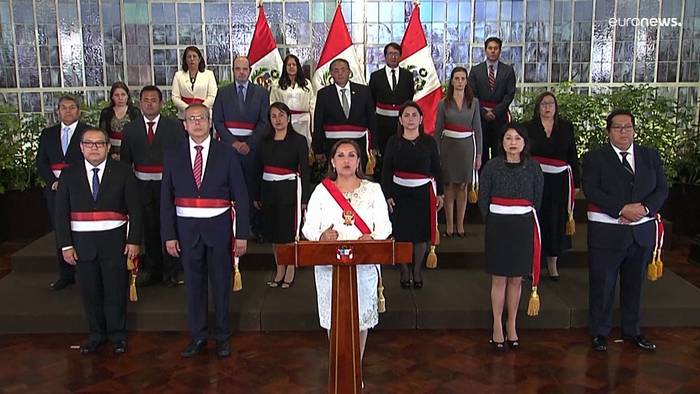 Video: Peru: Präsidentin Dina Boluarte vereidigt ihr Kabinett