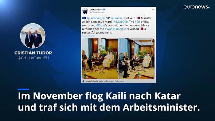 News video: Skandal im Europäischen Parlament - wer ist Eva Kaili?