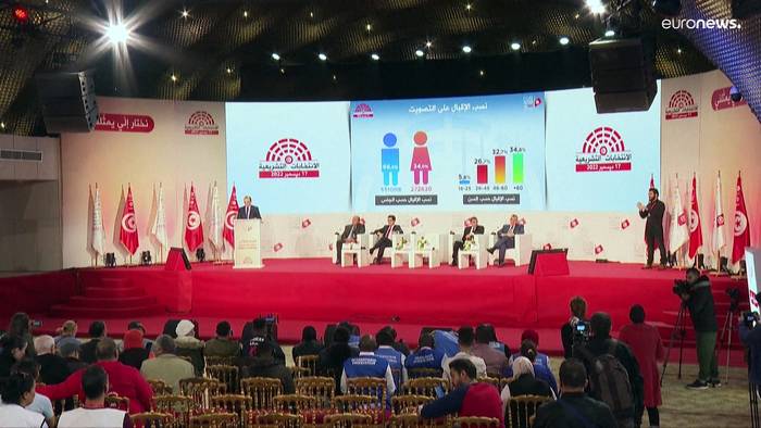 News video: Nur 8,8 Prozent gehen zur Wahl: Tunesiens Demokratie am Abgrund