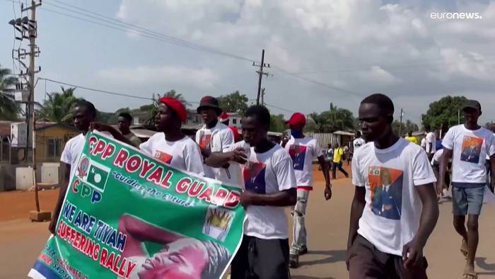 News video: Liberia: Hunderte Menschen protestieren gegen Präsident George Weah