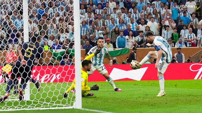 Video: Drama in Katar: Argentinien gewinnt WM-Finale im Elfmeterschießen