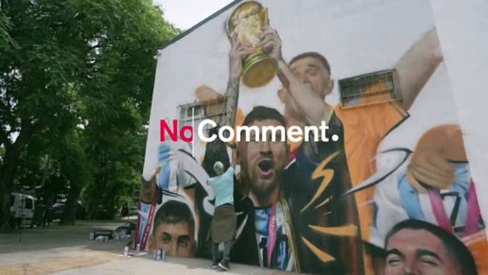 Video: Ein Wandbild für die WM-Sieger