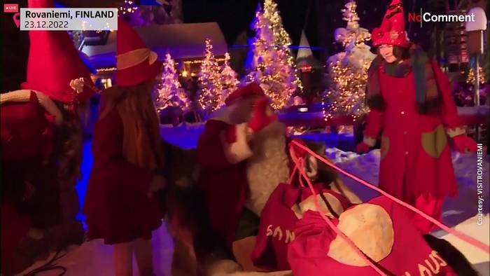 Video: Video: Santa unter Wasser? Weihnachtszenen aus aller Welt