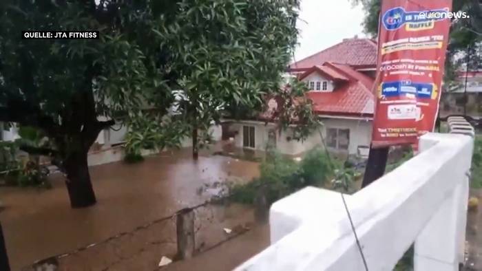 Video: Monsunzeit steht noch aus: Tödliche Überschwemmungen auf Philippinen