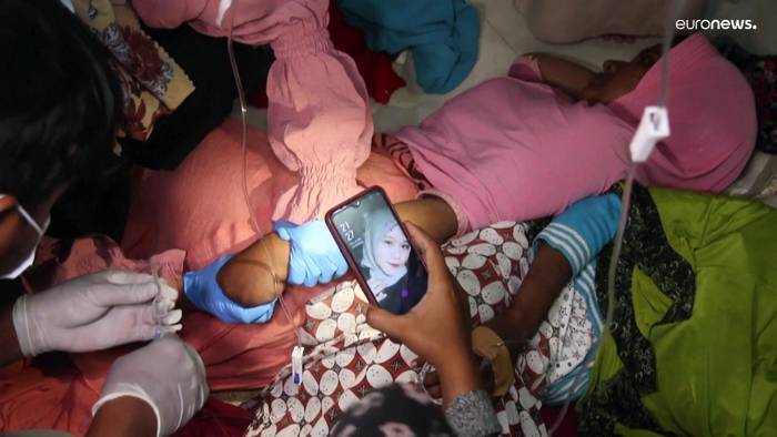 Video: Nach wochenlanger Irrfahrt: zweite Gruppe Rohingya in Indonesien angekommen