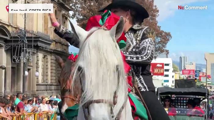 News video: Pferde-Spektakel lockt Gäste in Costa Ricas Hauptstadt