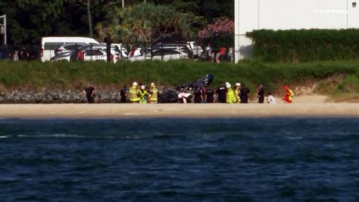 Video: Tragödie in Australien: Vier Tote nach Hubschrauber-Kollision