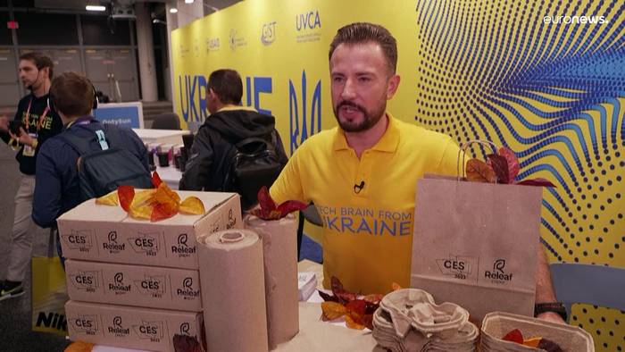 Video: Ukrainischer Erfindergeist: Start-ups aus der Ukraine bei der CES in Las Vegas