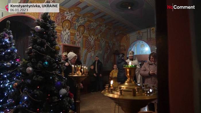 News video: Orthodoxe Weihnachten in der Ukraine: Gottesdienst im Untergrund