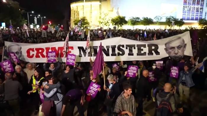 News video: Tausende protestieren gegen neue Regierung in Israel