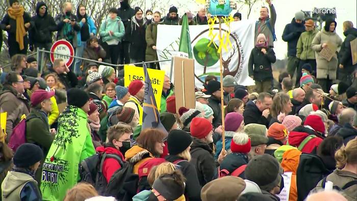 Video: Lützerath: Proteste sollen Räumung des Dorfes verhindern