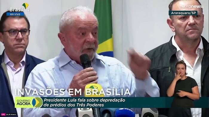 Video: Rund 300 Festnahmen nach Angriff auf Regierungsviertel in Brasilia