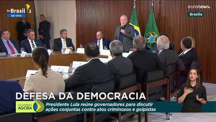 News video: Brasilia: Aufräumarbeiten und Ermittlungen laufen auf Hochtouren