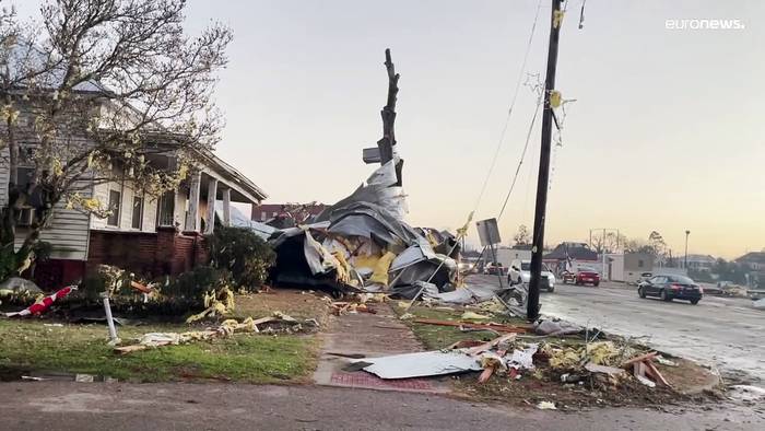 Video: Unwetter in den USA: 34 Tornados und sieben Tote