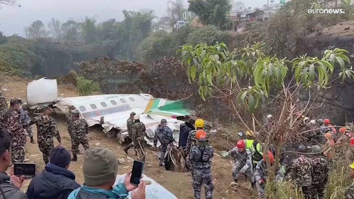 News video: Flugschreiber gefunden, bisher keine Überlebenden nach Absturz in Nepal