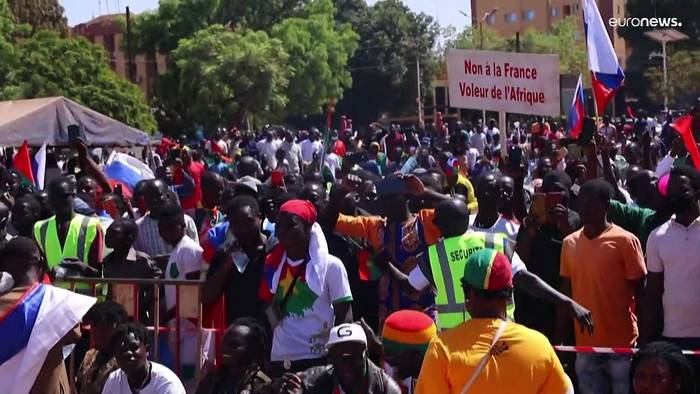 Video: Burkina Faso: Anti-französische Demonstrationen