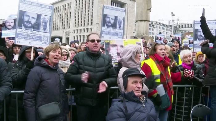 Video: Brüssel: Demo für Freilassung eines im Iran inhaftierten Belgiers
