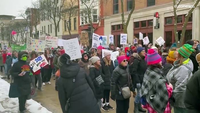 News video: Women's March: Tausende wenden sich gegen Abtreibungsverbot aus dem 19. Jahrhundert