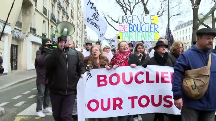 News video: Heute bleibt der Ofen kalt: Bäcker in Paris demonstrieren gegen hohe Energiepreise