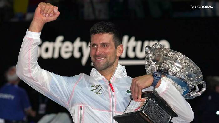 News video: Novak Djokovic gewinnt Australian Open - nach Russland-Skandal um seinen Vater