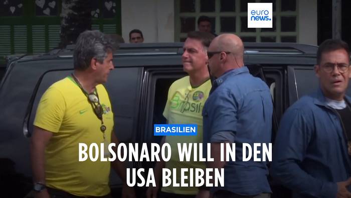 Video: Bolsonaro: Der brasilianische Ex-Präsident würde gern in den USA bleiben