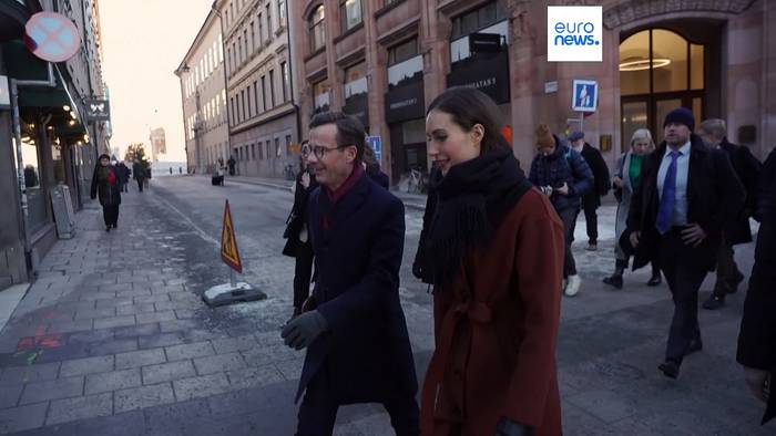 Video: NATO: Finnland und Schweden wollen trotz Widerstand Hand in Hand beitreten