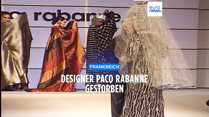 News video: Der Modeschöpfer Paco Rabanne ist gestorben