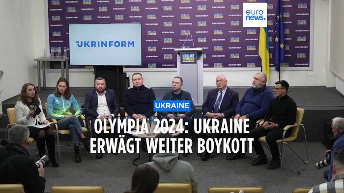 News video: Die Ukraine will weiter den Olympia-Start von Russen und Belarussen verhindern