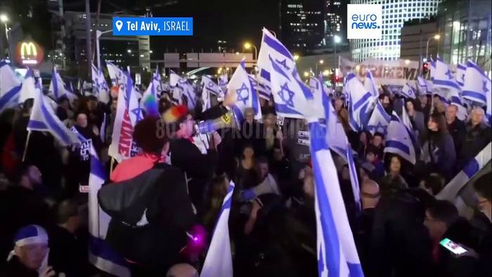 News video: Verwandelt Netanjahu Israel in eine Diktatur? 80.000 bei Protesten mit dabei