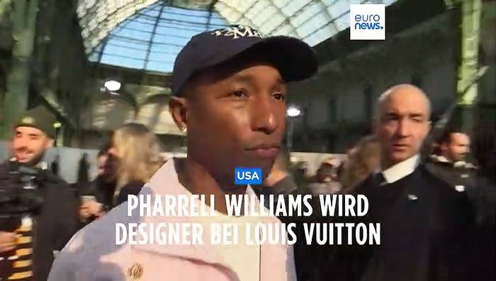 Video: Musikstar Pharrell Williams wird Designer bei Louis Vuitton