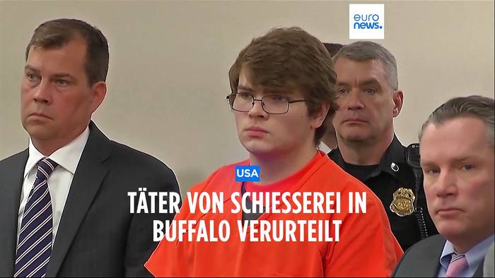 Video: Keine Gnade, keine zweite Chance: 19-jähriger Täter von Buffalo muss lebenslang hinter Gitter