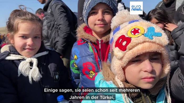 Video: Vom Erdbeben zurück in den Krieg: An der Grenze zwischen Türkei und Syrien