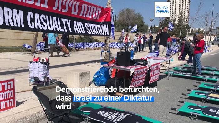 Video: Massenproteste in Israel: 