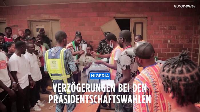 Video: Gewalt und technische Probleme: Verzögerungen bei Wahlen in Nigeria