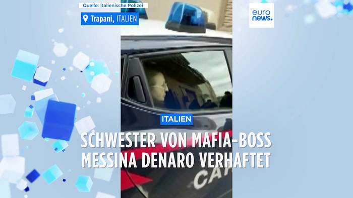 News video: Schatzmeisterin des Clans: Schwester von Mafia-Boss Messina Denaro verhaftet