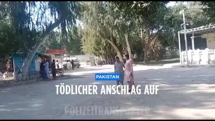 News video: Mörderischer Anschlag in Unruheprovinz Belutschistan: Mindestens 9 Polizisten sterben