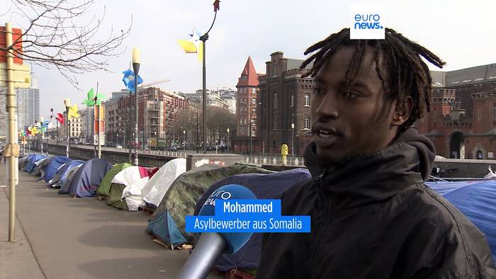Video: Belgien: Asylkrise eskaliert im Schatten der EU-Institutionen