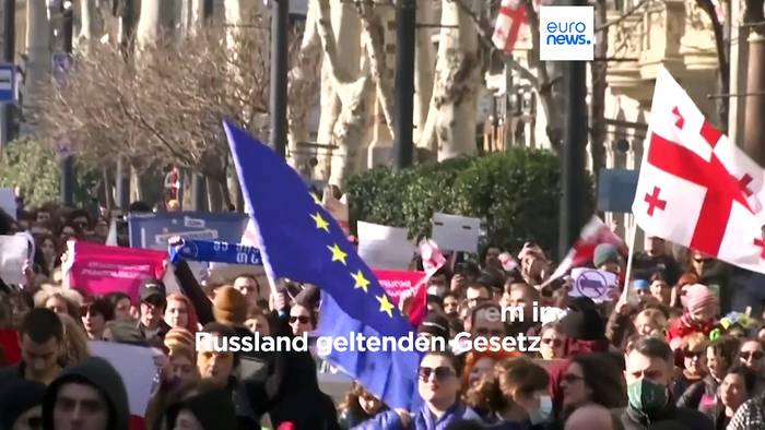 Video: Agenten-Gesetz: Baltenstaaten besorgt um Demokratie in Georgien