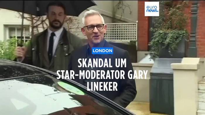 News video: Nazi-Vergleich: Solidarität mit suspendiertem Star-Moderator Lineker