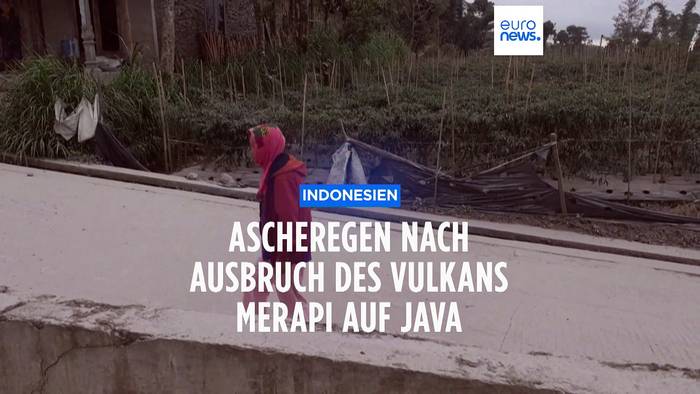 Video: Merapi-Ausbruch auf Java - Zweithöchste Warnstufe nach Ascheregen