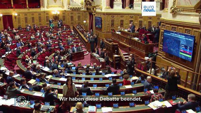 Video: Frankreich: Senat stimmt in erster Lesung für umstrittene Rentenreform