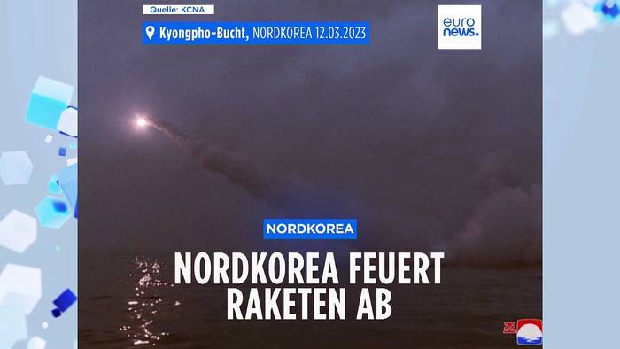 News video: Nordkorea feuert zu Testzwecken Raketen von U-Boot ab