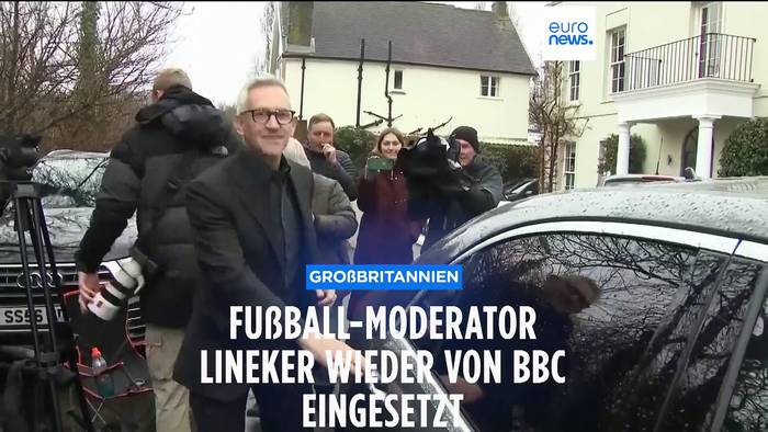 News video: Fußball-Moderator Lineker wieder von BBC eingesetzt