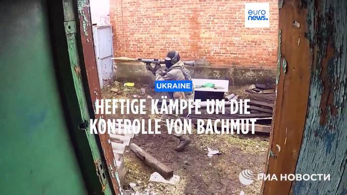 News video: An der Front in Bachmut: Russische Wagner-Söldner greifen aus mehreren Richtungen an