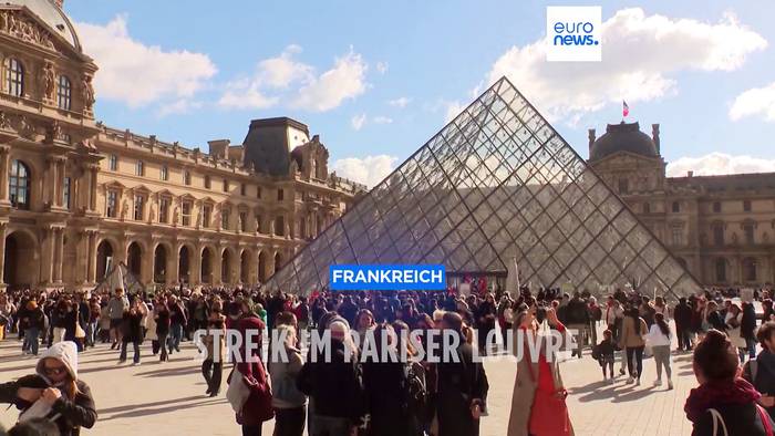 Video: Mona Lisa streikt gegen die Rentenreform - Louvre bleibt geschlossen
