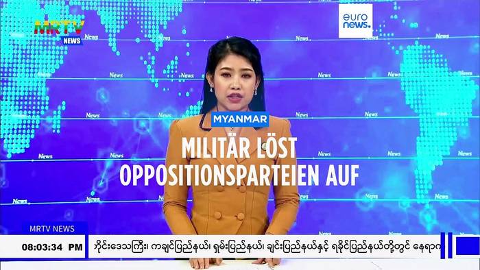 Video: Myanmar: Partei von Aung San Suu Kyi wird aufgelöst