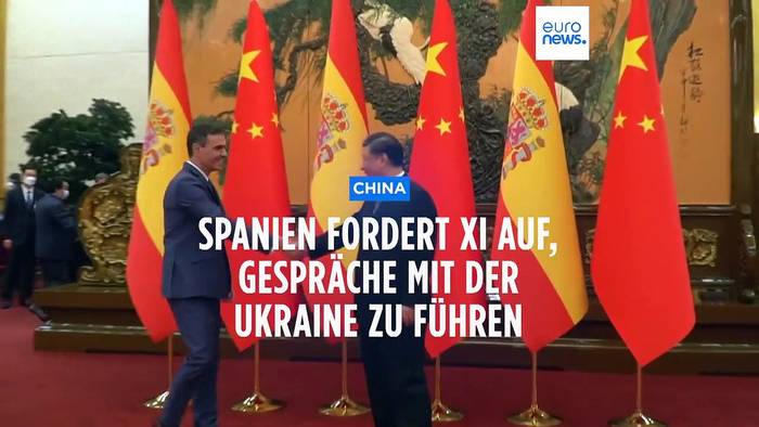 Video: Ukraine-Vermittlung in Peking fruchtet nicht - Sánchez beißt bei Xi auf Granit