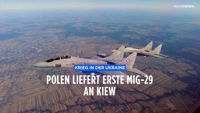 News video: MiG-29 Kampfjets aus Polen und Robert Habeck in der Ukraine