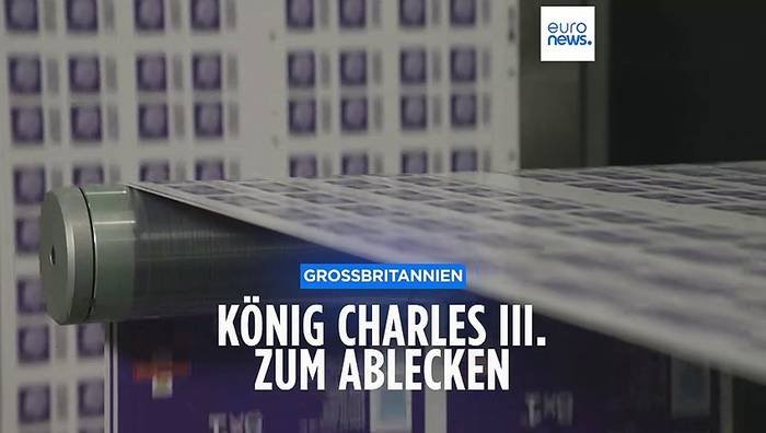Video: Ein König zum ablecken - Charles III jetzt als Briefmarke