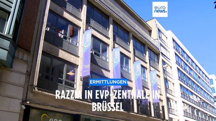 News video: Razzia in Büros der Europäischen Volkspartei durch belgische und deutsche Polizei